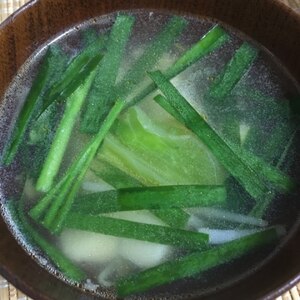 ★ニラと豆腐の中華スープ★